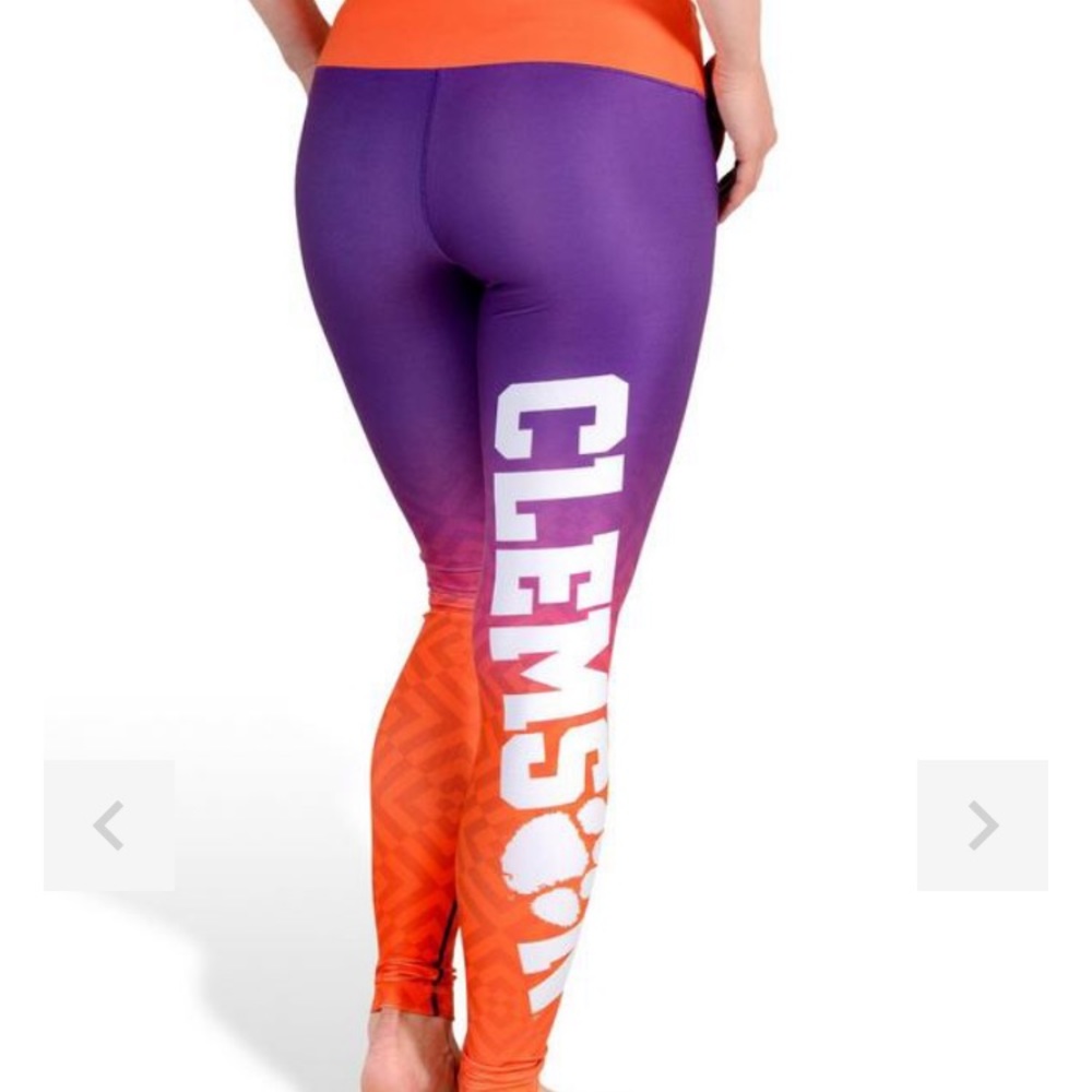 NCAA women’s Clemson leggings